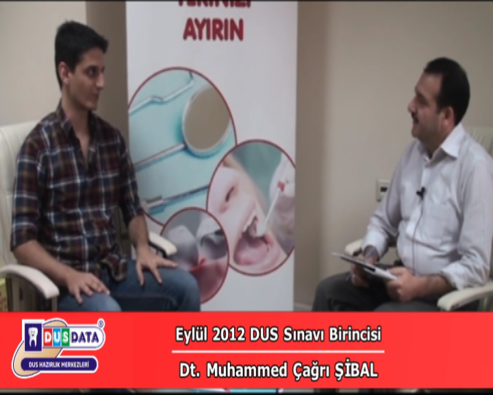 Eylül 2012 DUS Birincisi - Muhammed Çağrı ŞİBAL